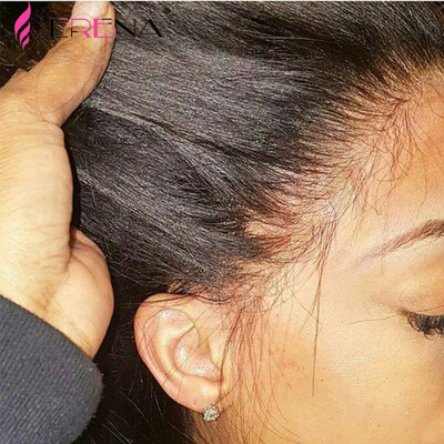 

360 Lace Frontal Brazilian Virgin Hair with 3 bundles 360 Lace Frontal Closure Pre Plucked Ear to Ear Frontal Wig with Baby Hair
