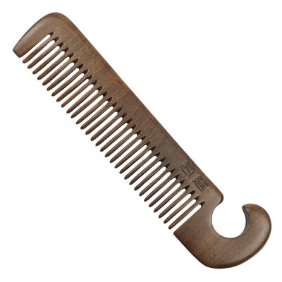 

[Jingdong Supermarket] Palace Court black sandalwood narrow wooden comb rectangular hook hook handle birthday gift gift box gift packaging H15-1