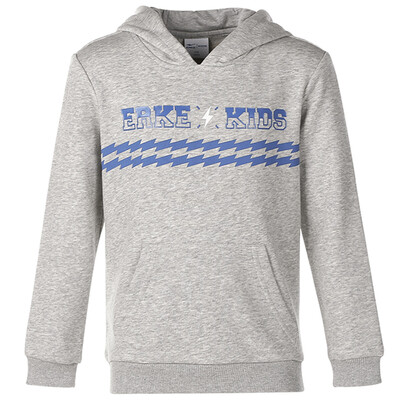 

ERKE ERKE children's sports shirt children's sports shirt tide hoodie male 63217114020 light gray 160