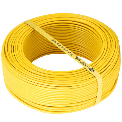 

Feifei (FEIDIAO) wire and cable BV2.5 square national standard household copper wire single-core single-strand copper wire 100 meters two-color ground