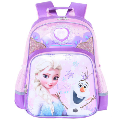 

Disney (Snow Disney) Ледяной и снежный детский мешок снег и ледяная принцесса женские модели симпатичная легкая сумка на плечо 2 - 5 классная сумка для школьников SM11490 фиолетовая