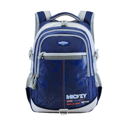 

Disney primary school students schoolbags boys shoulders children bag 3 - 6 grade backpack 9-12 years old large capacity leisure bag DB96095 navy