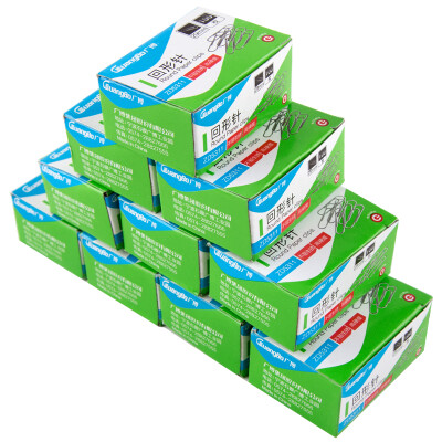 

Guangbo GuangBo 10 boxed 29mm paper clip clip 100 box office stationery ZD5311