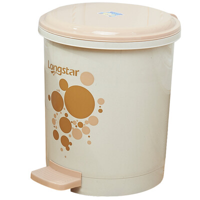 

Longstar (longstar) 28cm протектор пластиковый мусор утолщенный двойной лайнер без звука 12L мусор может покрыть LA-08 бежевый