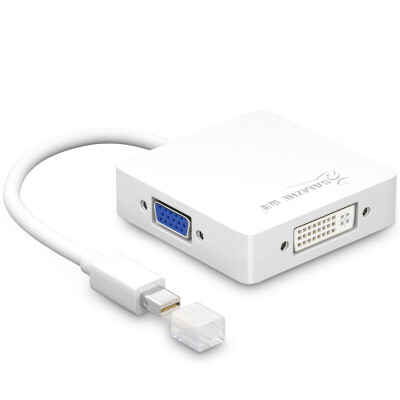 

Shanze (SAMZHE) ZJX-140 Mini DP Displayport к DVI конвертер мини передачи молнии кабель интерфейсу для доступа к телевизионному белому MacBook