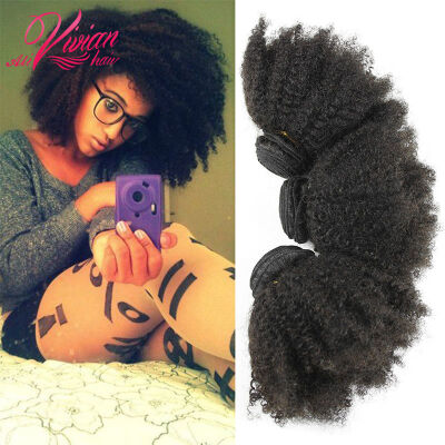 

Malaysian Kinky Curly Virgin Hair 3 Bundles Malaysian Curly Hair 6"-30" Malaysian Virgin Hair Afro Kinky Curly Weave Human Hair