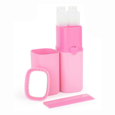 

Bancheon Italian Cocoa Capsule Washing Cup Rinse Cup Set Travel Travel Toothbrush Toothpaste Towel Storage Set Travel Outbound Travel Travel Essential Standard Edition 5pcs Princess