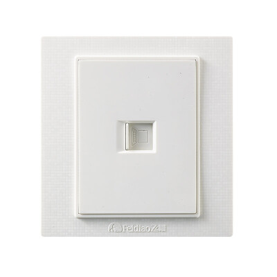 

Feidiao (feidiao) switch socket panel computer network cable socket network socket panel 86 Phantom (elegant white)