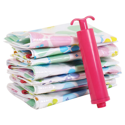 

Jingdong Supermarket] 100 Yi special compression bag vacuum storage bag 6 sets (2 large 2 2 small) 9 wire gift 1 hand pump 6030