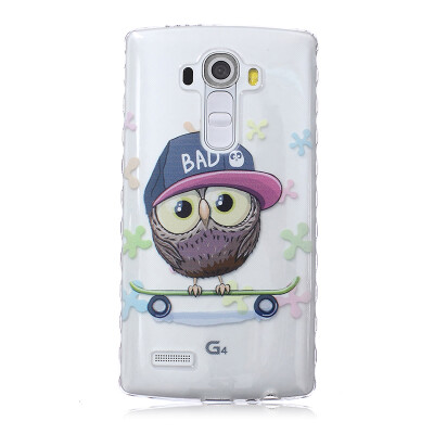 

Owl Pattern Soft Thin TPU Rubber Silicone Gel Case Cover for LG G5