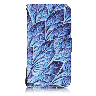 

Blue Dazzle Design PU Leather Flip Cover Wallet Card Holder Case for Samsung Galaxy J3（2016）/J310