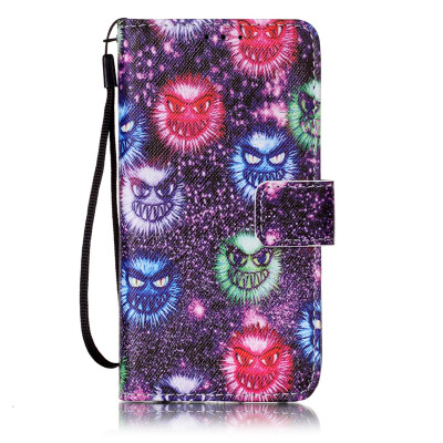 

Little Monster Design PU Leather Flip Cover Wallet Card Holder Case for SAMSUNG S4