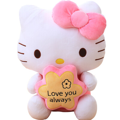 

Hello Kitty Hello Kitty Clover KT Series Плюшевые игрушки Кукла Кукла Кукла Кукла подушка Подушка Подарочный подарок 16 "40см Розовый KT1301