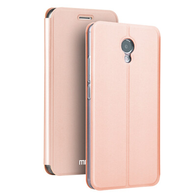 

Mo Fen Blue 5 mobile phone shell meizu protective cover soft silicone bracket anti-fall clamshell leather men&women apply for Meizu 5