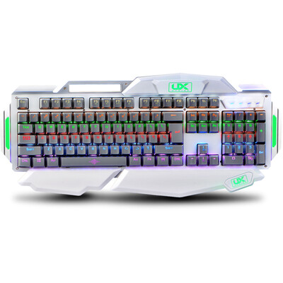

Think of MK905 Titan alloy version 104 key game mechanical keyboard alloy silver green axis