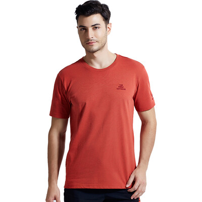 

TFO T-shirt outdoor sweat breathable short-sleeved flower yarn T-shirt 6111534 male models dark gray