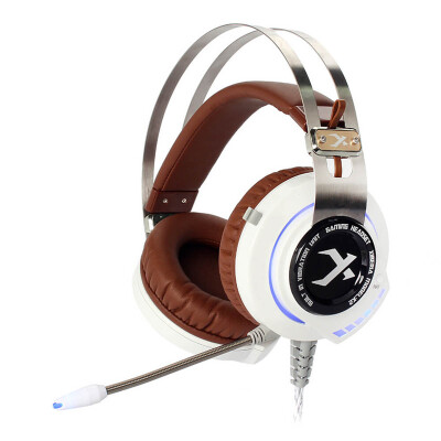 

XIBERIA K2 Over-ear USB Gaming Headphones with Microphone Stereo Surround Sound Game Headsets Glowing LED Light