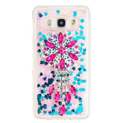 

Dynamic Quicksand Glitter Liquid Soft TPU Case Cover For SAMSUNG J510