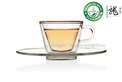 

Double Wall Clear Glass Teacup w/t Saucer 100ml FH-394P