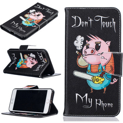 

Pig Design PU Leather Flip Cover Wallet Card Holder Case for IPHONE 7 PLUS