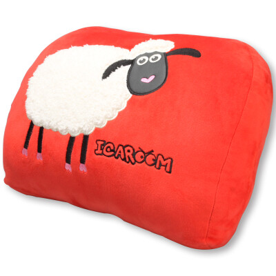 

Jingdong supermarket car car house ICAROOM car headrest hollow cotton neck pillow cartoon car pillow light red I16-865A-105