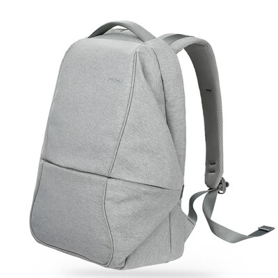 

Mi Xi mixi laptop bag 156 inch business casual shoulder bag male&European fashion portable anti-theft shockproof liner anti-splashing light gray 17 inch M5501