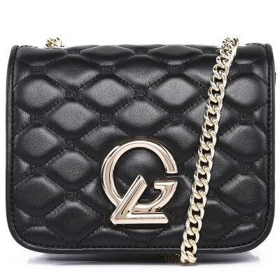 

Guy Laroche (Guy Laroche) women's leather Ling check chain fashion business women bag small bag small GS1280022-02 gray
