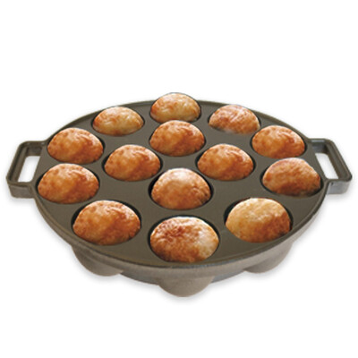 

Jingdong supermarket] Pearl life (Pearl Life) D-418 small balls octopus grill household copper gong burning Japan imported 14 holes