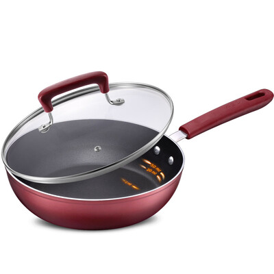 

Love Shi Da 26CM oil you control the new magnetic non-stick frying wine red JL26Y3WG-C