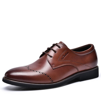

Golden Monkey JINHOU Men&39s Fashion Business Men&39s Shoes Bullock Carved Gentleman Men&39s Leather Shoes Q20026B Brown 41
