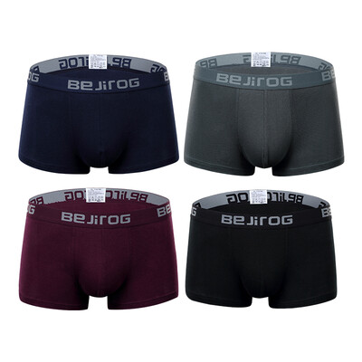 

[Супермаркет] Jingdong Бейджи Ронг (Bejirog) мужское белье мужчины брюки хлопка способа абсорбент, дышащий талии боксеров Подарочная коробка [4] XL