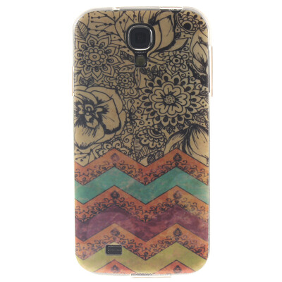 

Wave flower Pattern Soft Thin TPU Rubber Silicone Gel Case Cover for SAMSUNG Galaxy S4 I9500