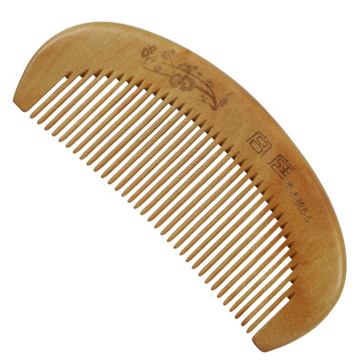 

Jingdong supermarket] palace jujube wood combs gradually changing color carved half moon anti-static birthday gift gift box packaging LPD8-5
