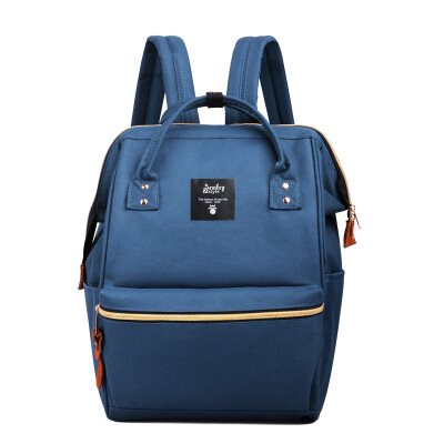 

New backpack female Japanese and Korean college students wind bag, male leisure travel backpack, Oxford cloth laptop bag