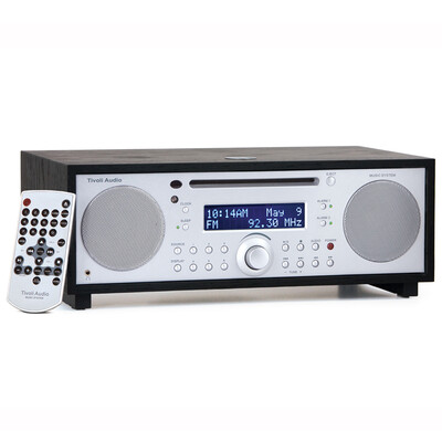 

(MS) MSYBT 2.1 Музыкальный центр Stereo One Machine - Blackwood Silver CD / Радио / Bluetooth / Деревянный HIFI Desktop Sound