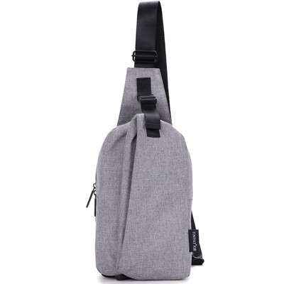 

Jingdong supermarket] Tianyi TINYAT fashion small pockets male new casual bag Messenger bag large capacity chest bag travel bag outdoor sports backpack Ipad bag T610 gray