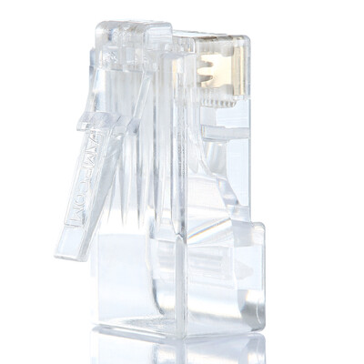 

AMPCOM (engineering) 6P4C telephone crystal head 4 core 2 core pure copper gold plated RJ11 voice telephone line connector 100 / bag