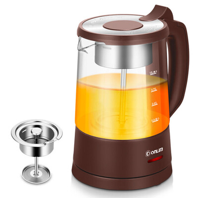 

Donglim Donlim steaming tea boiled teapot health pot electric kettle 1 liter L DL-Y300 brown