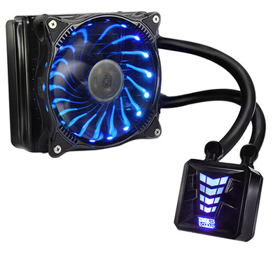 

Overclocking three PCCOOLER core cooling 120 CPU heat sink multi-platform integrated water 12cm smart blue fan with silicone grease