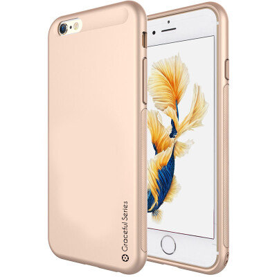 

Cool Le Feng Apple iphone6 ​​ 6s case shell case silicone soft shell all-inclusive shell anti-crash shell for iphone 6 6s Earl series - gold