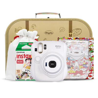 

Fuji FUJIFILM INSTAX an imaging camera MINI25 white camera custom gift box
