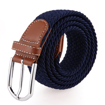 

JEVI men&women belt buckle thick knitted canvas belt belt casual belt gift box JWYD-1036