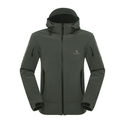 

Camel (CAMEL) outdoor couple fleece soft shell clothing woman A6W114051 navy blue L