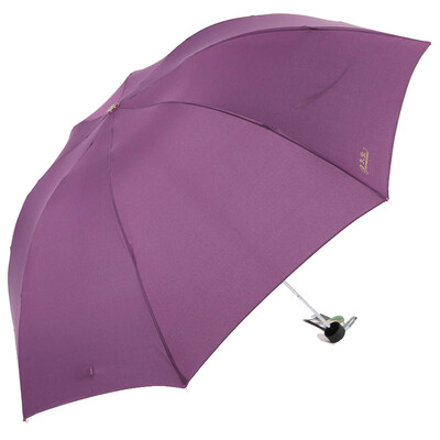 

Paradise umbrella strong water repellent three fold sunny umbrella a dry business umbrella purple 307E touch purple