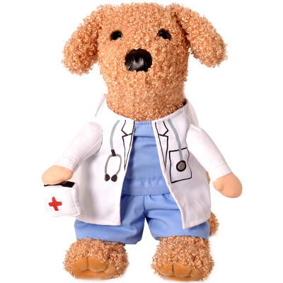 

Cecilia KOJIMA Overbearing Doctor Pet Funny Clothes Cats & Dogs Fun Turns Upright White S