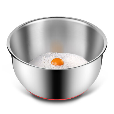 

Jingdong Supermarket] Cooking the king of 304 stainless steel salad pot thickening taste 24cm silicone pad anti-skid dishes and spices Chicken SLP24A