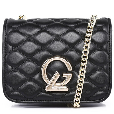 

Guy Laroche Ji Long Xue Ms Black Leather Shoulder Messenger Bag Car Line Mini Small Bag Fashion Lingge Small Square Bag GS1280022-01