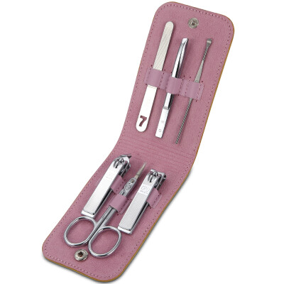 

【Jingdong Supermarket】 777 Nail Knife Set Nail Clamp Clamp Set 6pcs Set TS-1533C Pink