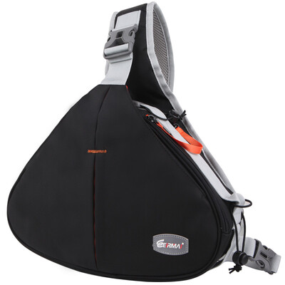 

Rimma (EIRMAI) SS16 single shoulder oblique triangle package SLR camera bag small size large capacity fast take machine black