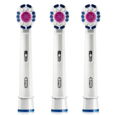 

Braun OBL-B EB18-3 Whitening Electric Toothbrush Head 3 Pack / for D12, D16, D20, D34, D36 Series Toothbrush